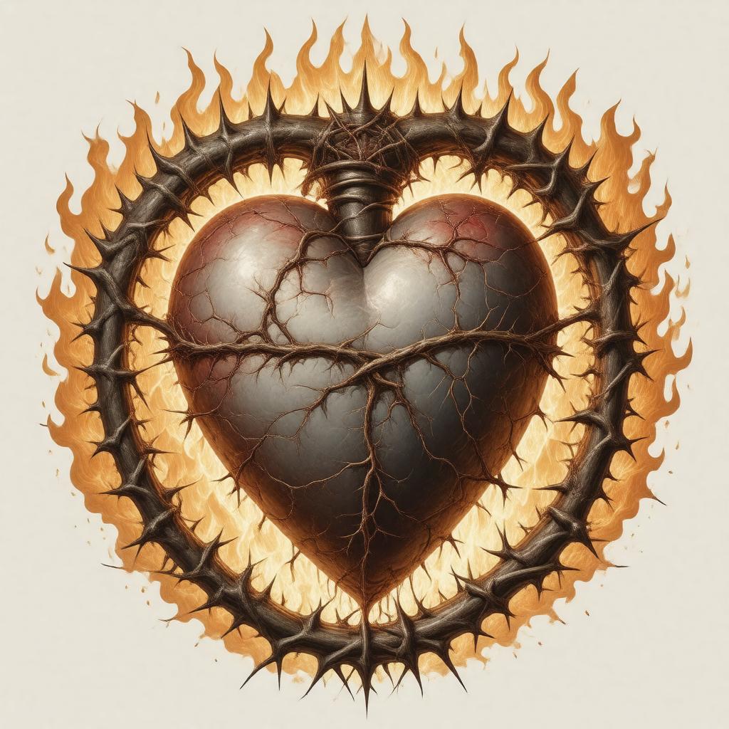 AI-created image of Sacred Heart