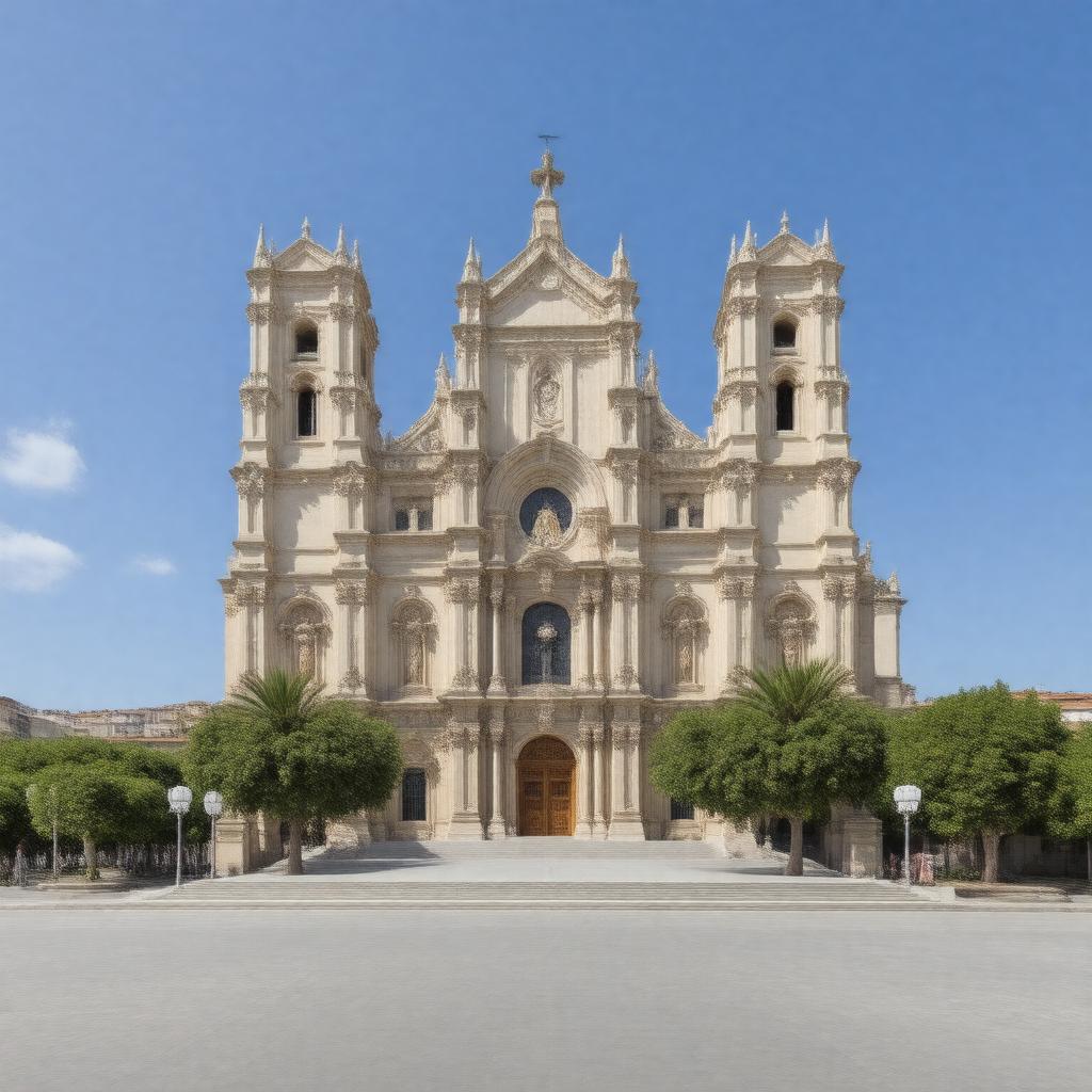 AI-created image of Sacred Heart Church