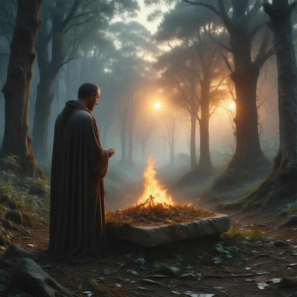 Click to view larger image AI-created image of Sacrifice