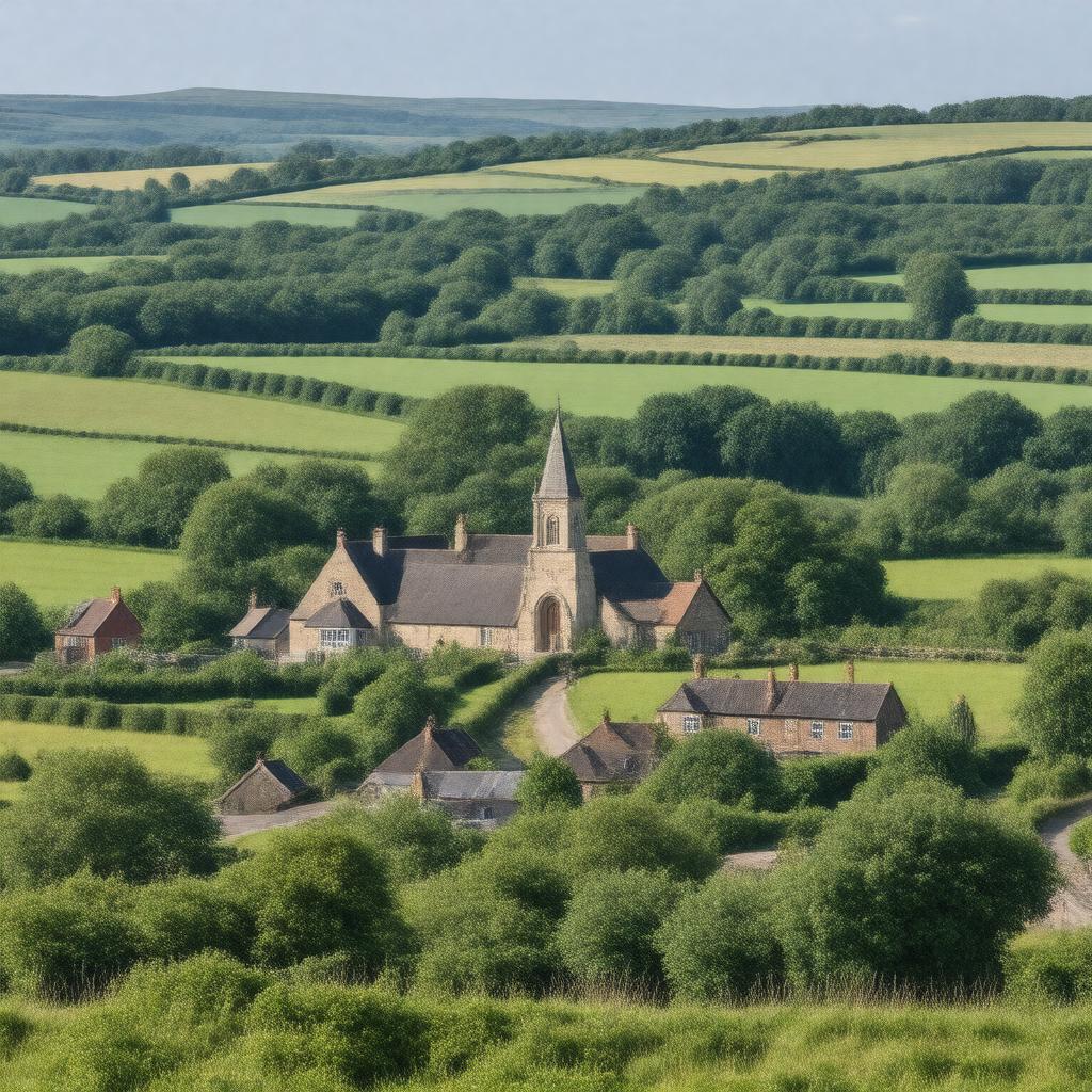 Click to view larger image AI-created image of Sacriston, County Durham, England