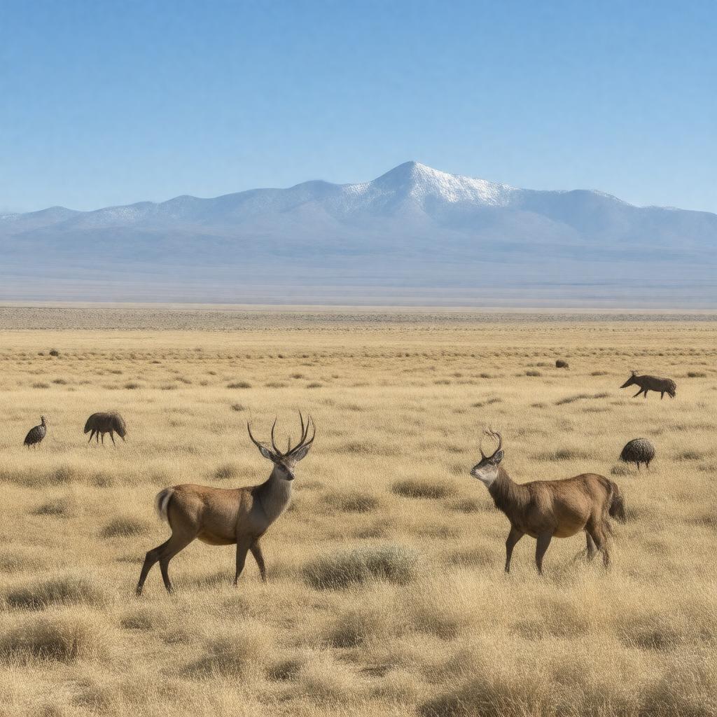 AI-created image of Saddle Mountain National Wildlife Refuge