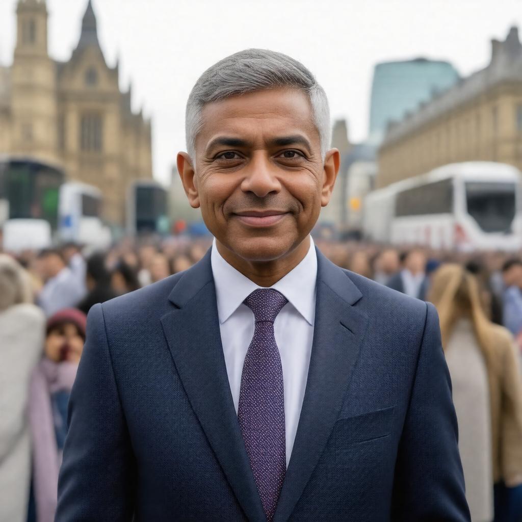 AI-created image of Sadiq Khan