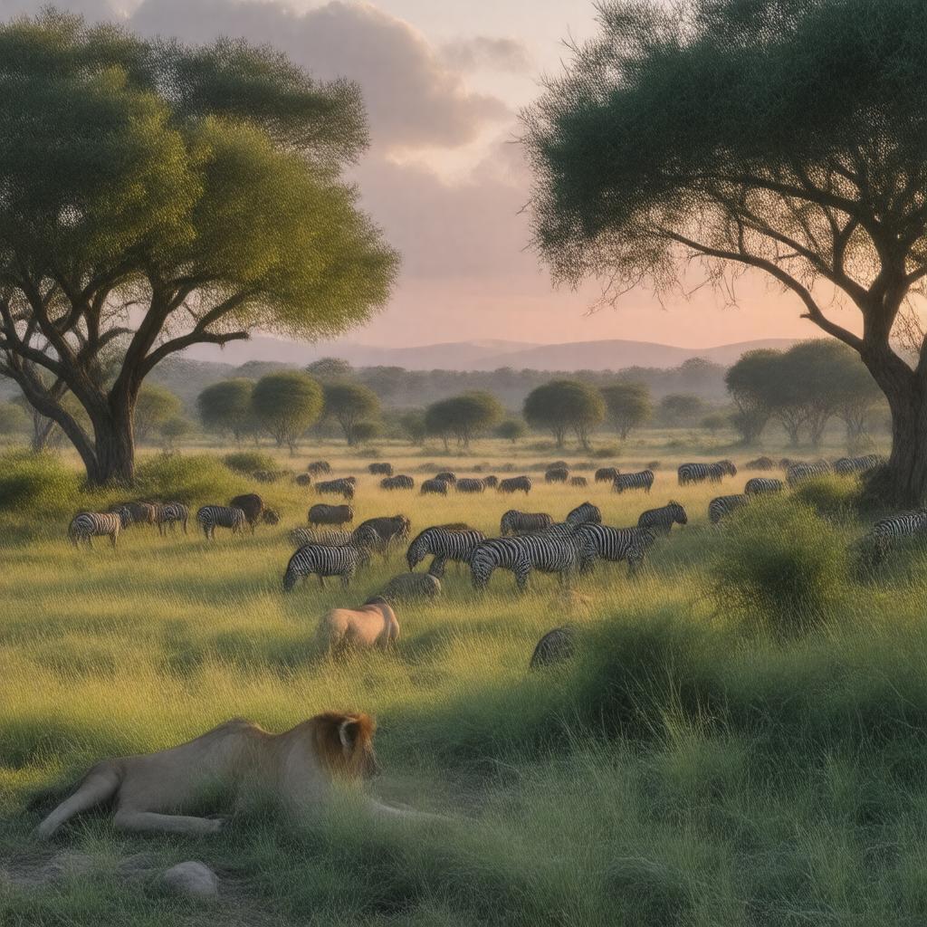 AI-created image of Safari West