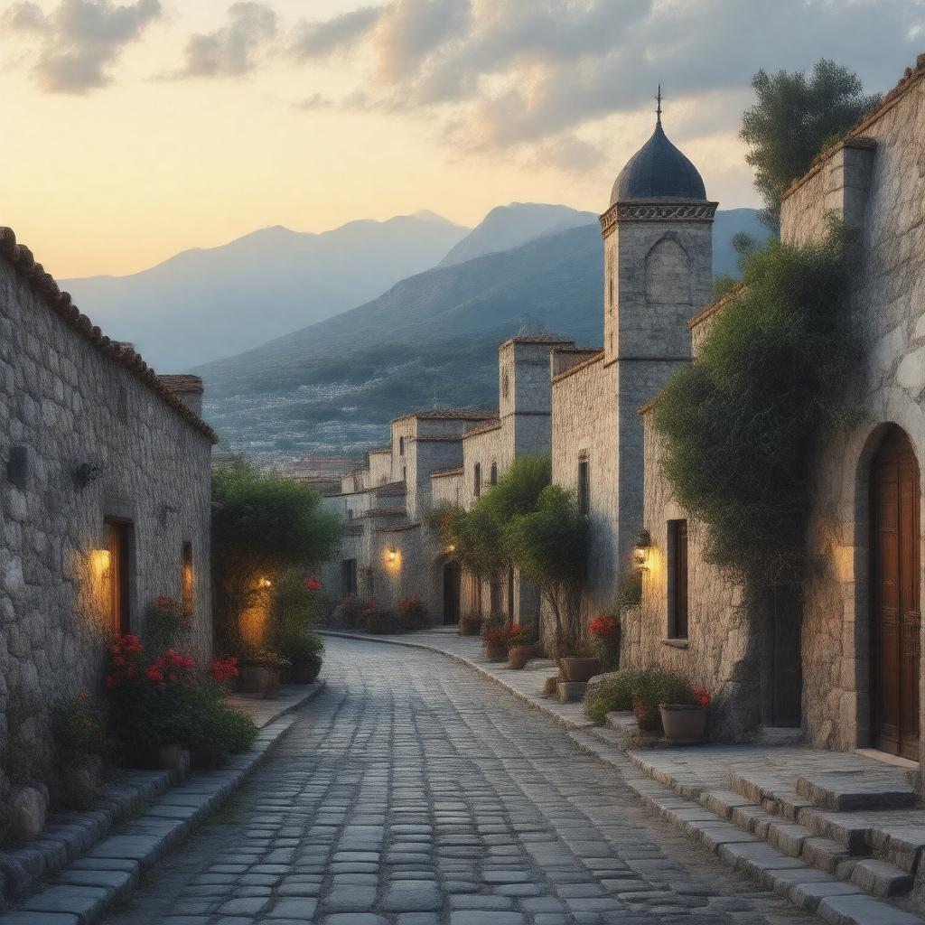 AI-created image of Safed