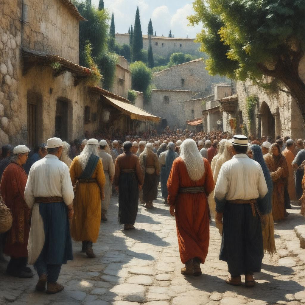 AI-created image of Safed Festival of Mysticism