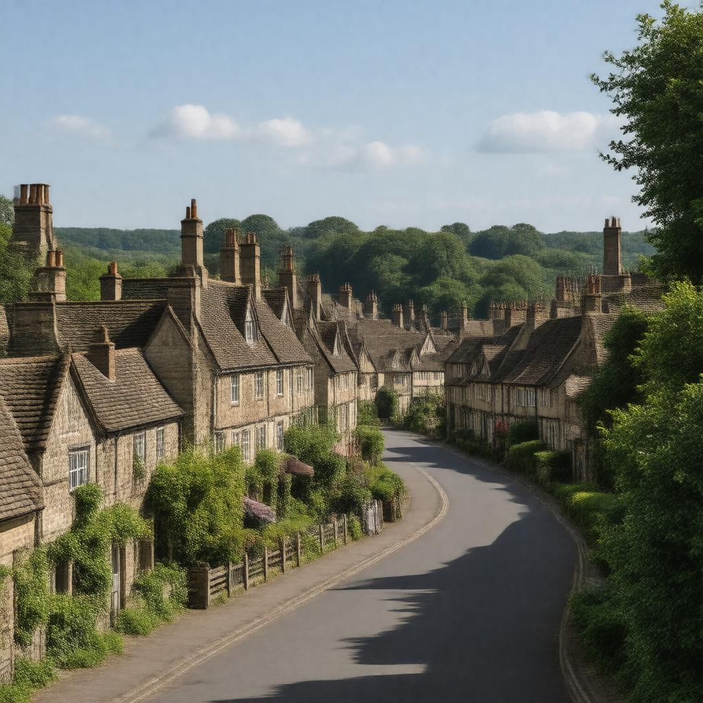 AI-created image of Saffron Walden