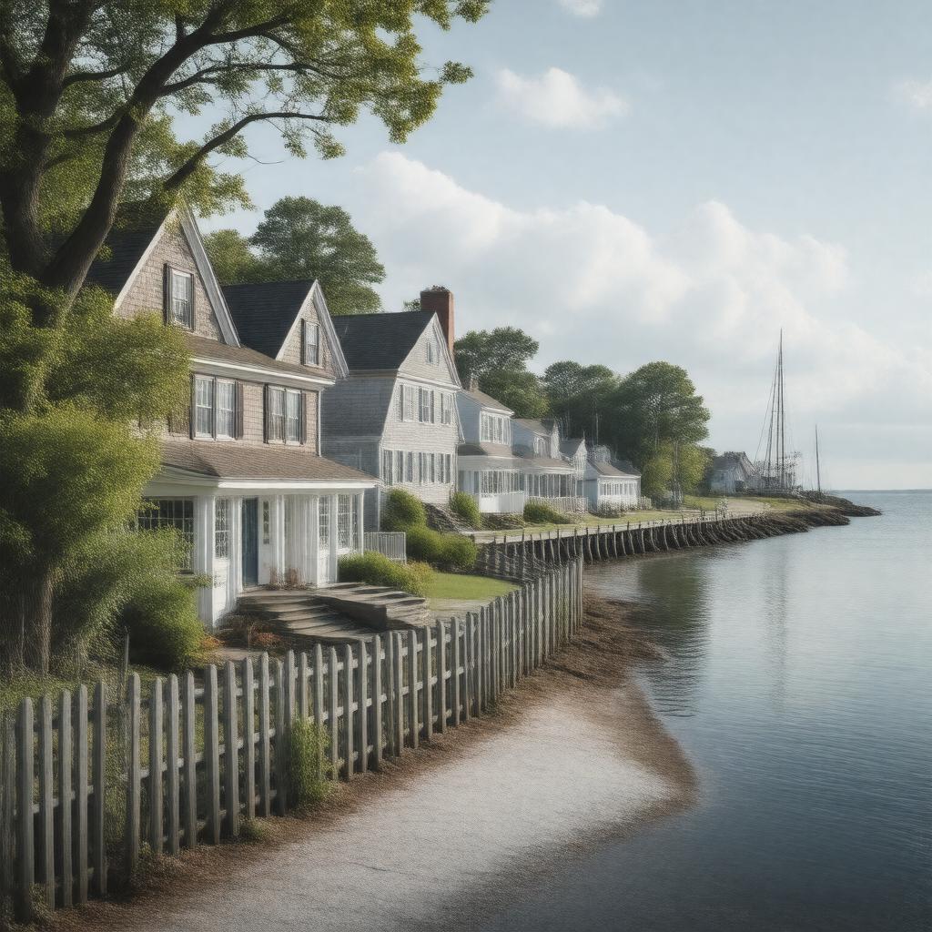 AI-created image of Sag Harbor
