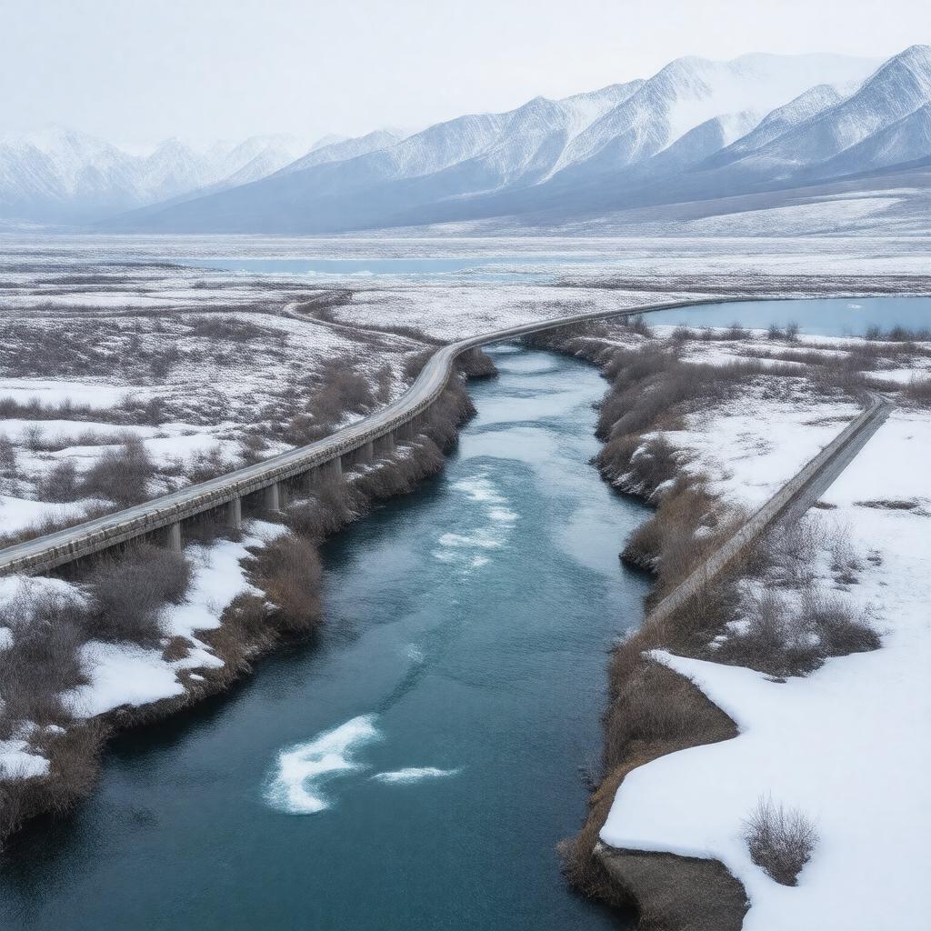 AI-created image of Sagavanirktok River