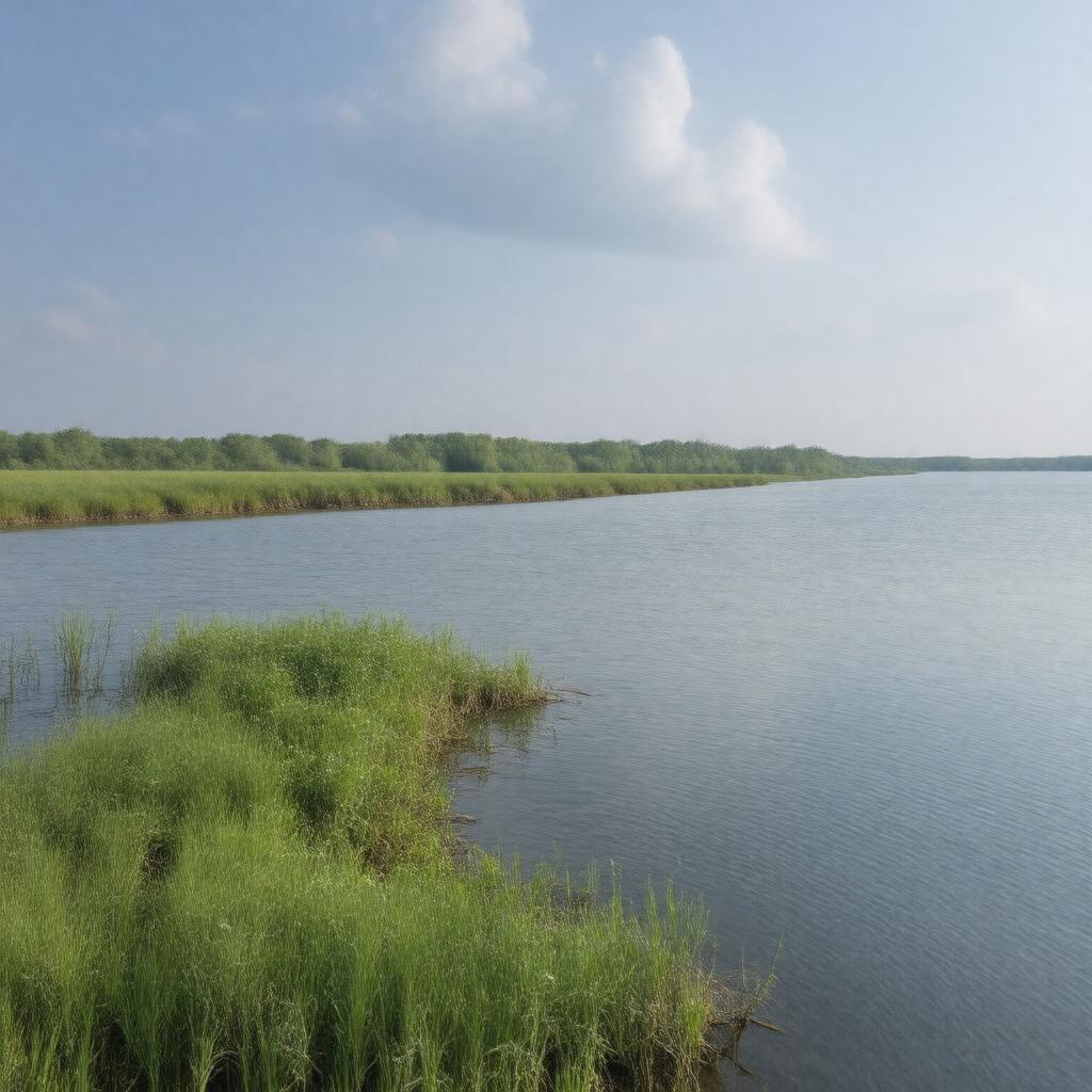 AI-created image of Saginaw Bay
