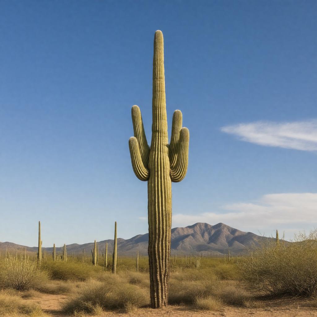 AI-created image of Saguaro National Park