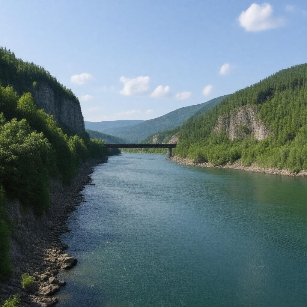 AI-created image of Saguenay River