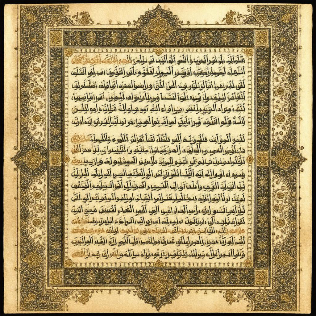 AI-created image of Sahih al-Bukhari