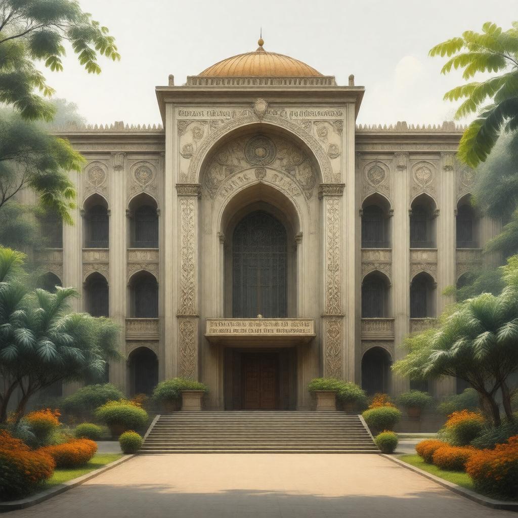 AI-created image of Sahitya Akademi