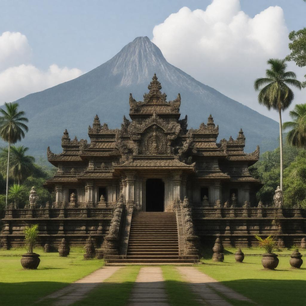 Click to view larger image AI-created image of Sailendra Dynasty