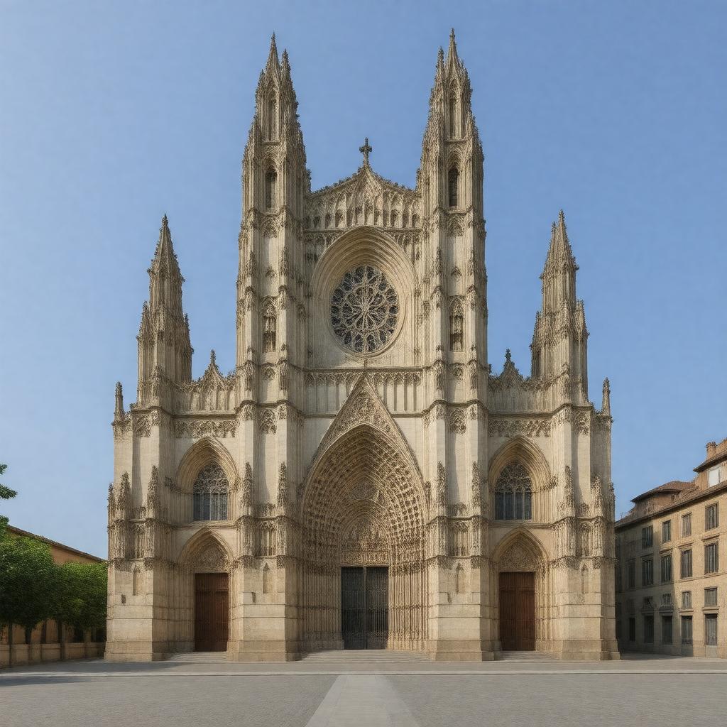 AI-created image of Saint-Jean-Baptiste Cathedral