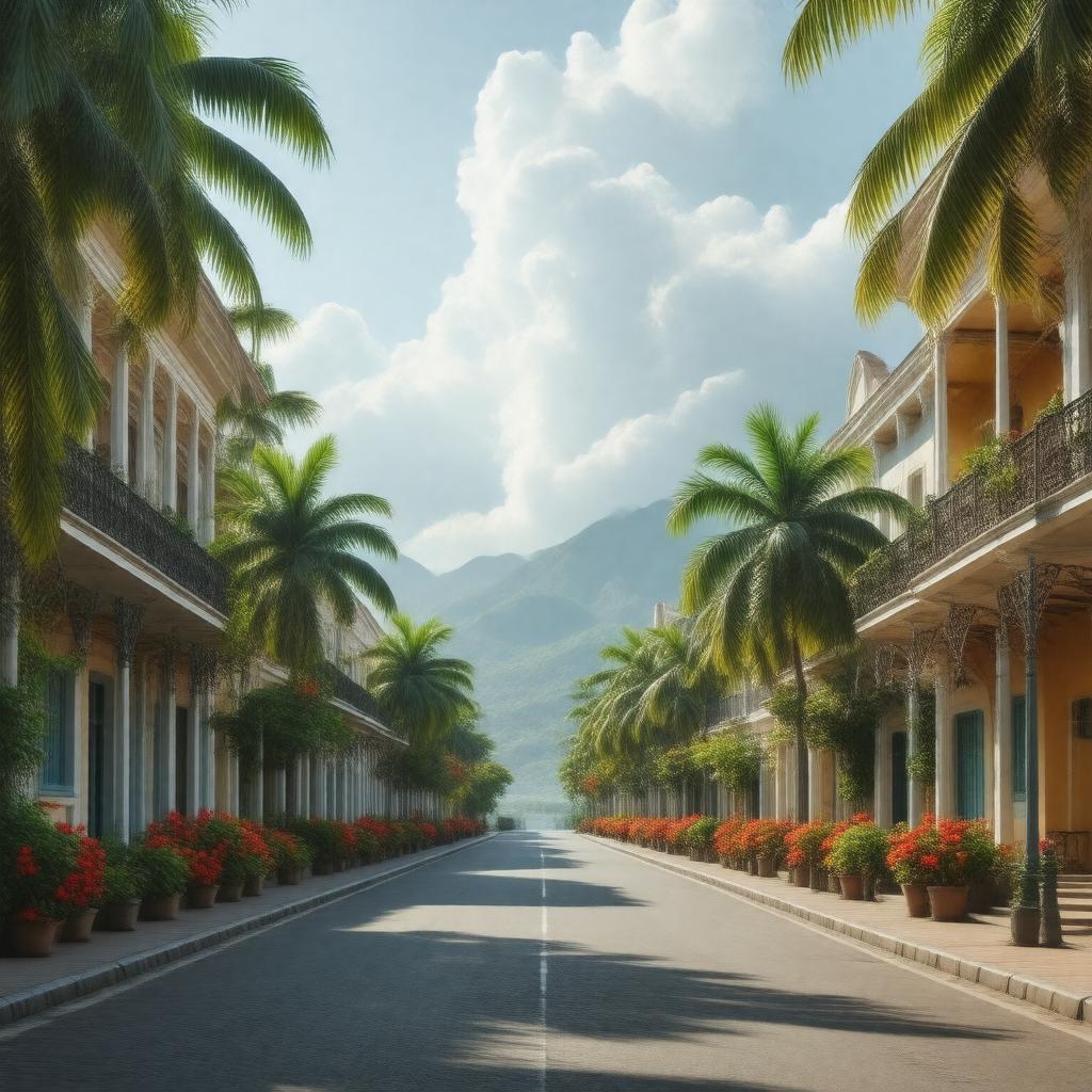 AI-created image of Saint-Louis, Mauritius