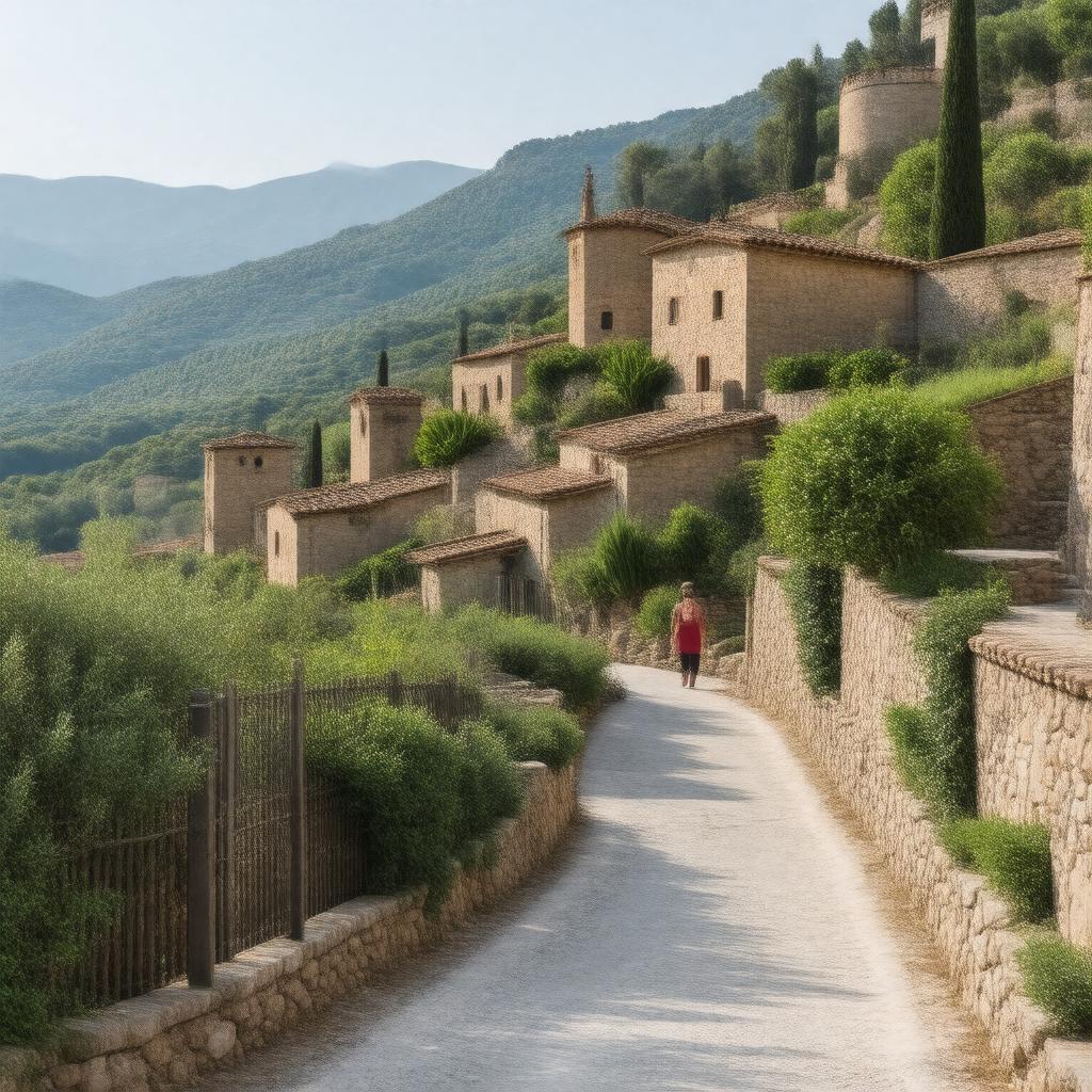 AI-created image of Saint-Paul-de-Vence