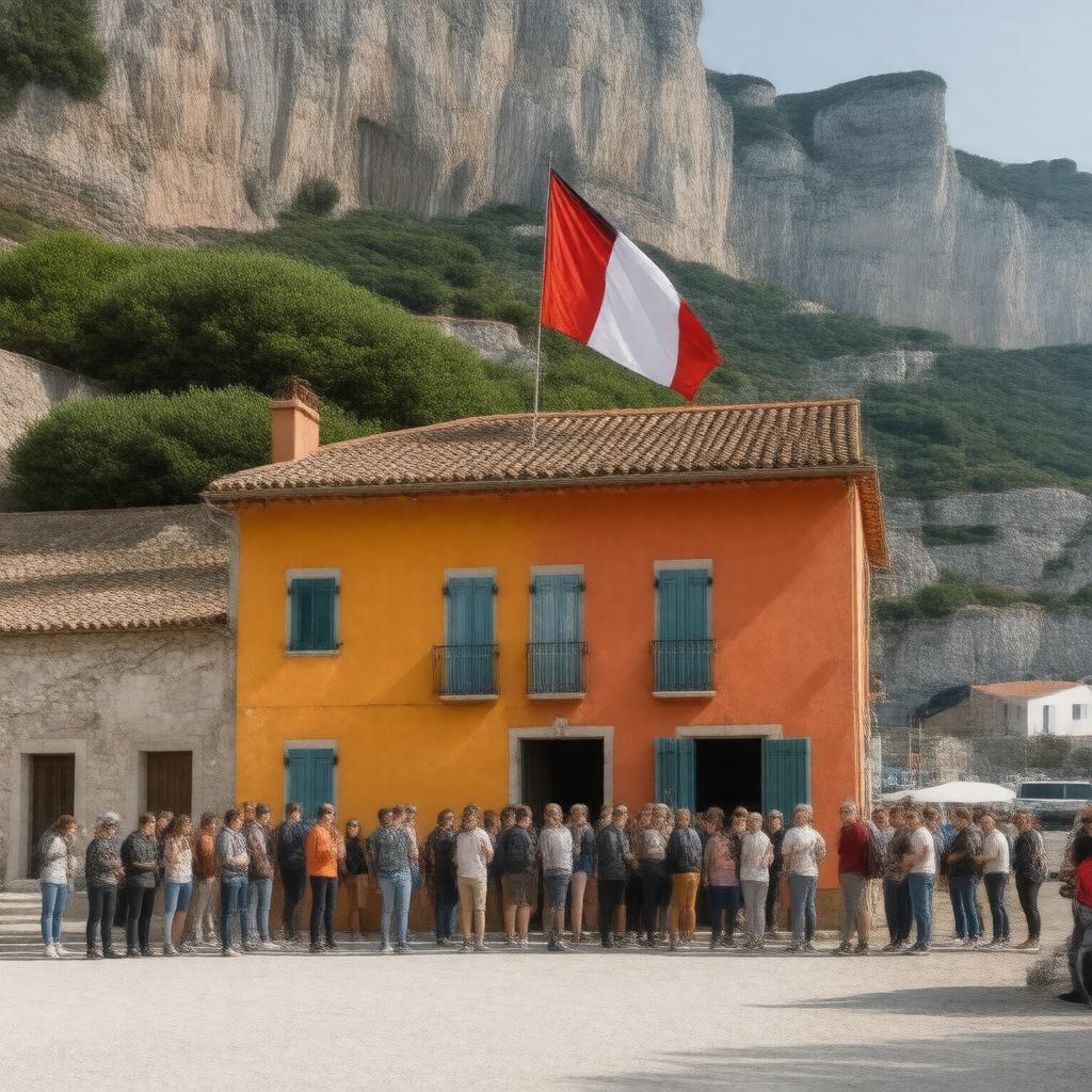 AI-created image of Saint-Pierrais