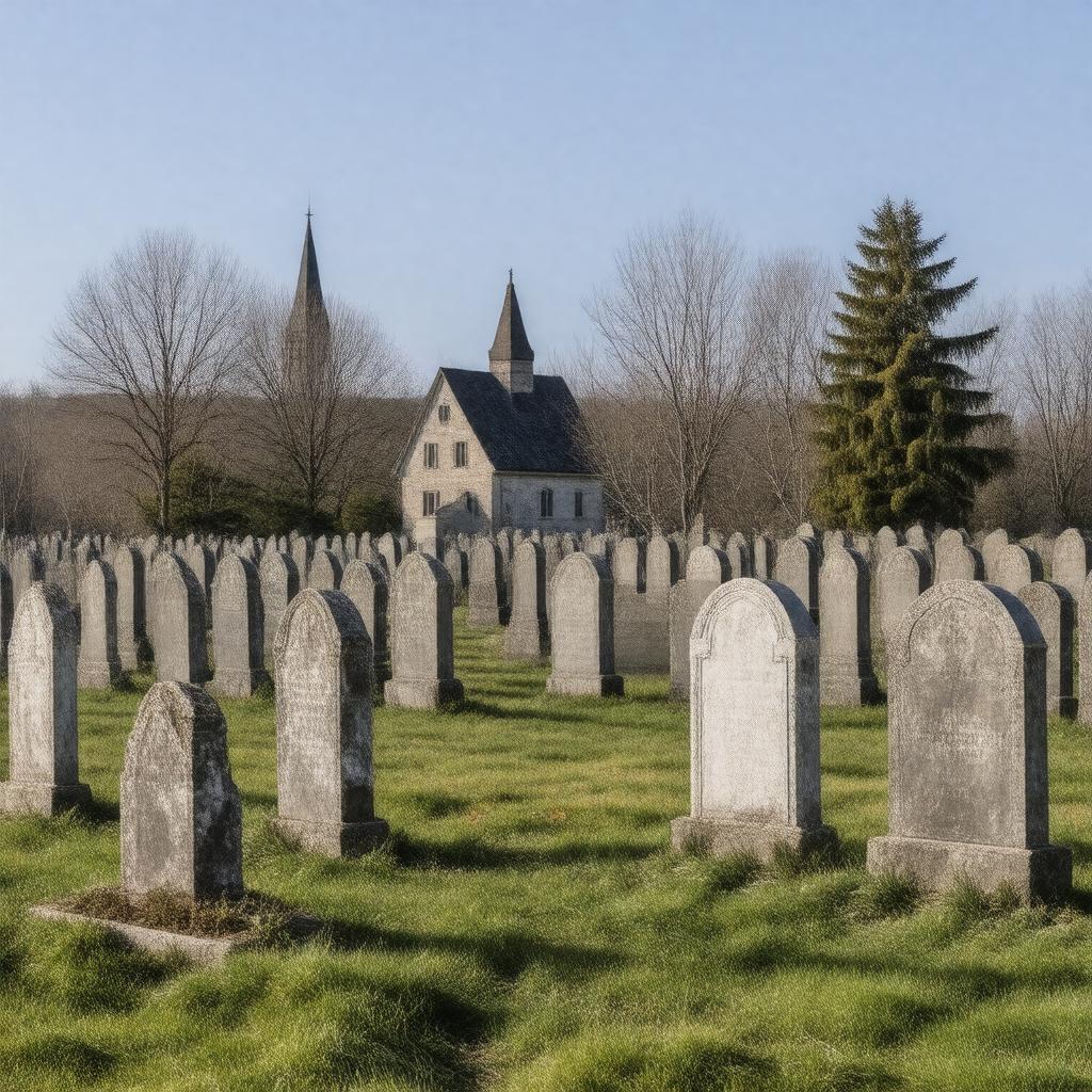Click to view larger image AI-created image of Saint-Rémi-de-Napierville Cemetery