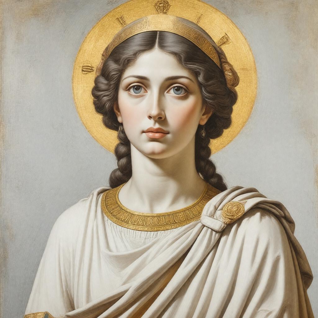 AI-created image of Saint Alexandra the Passion Bearer