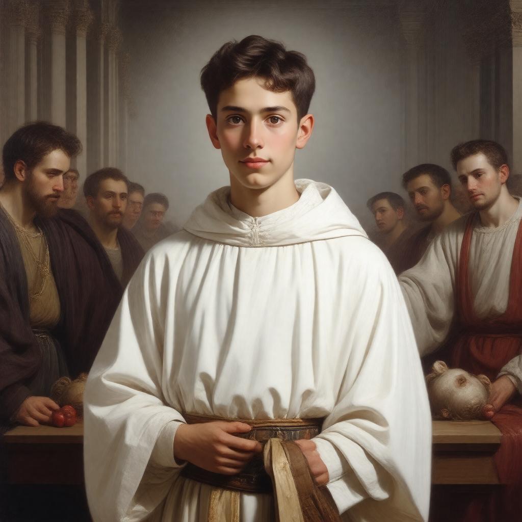 AI-created image of Saint Aloysius Gonzaga