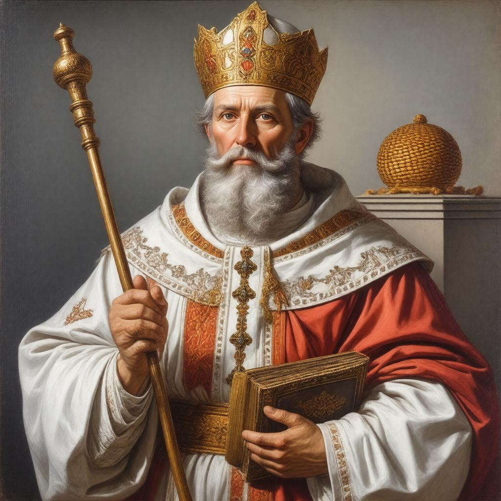 AI-created image of Saint Ambrose