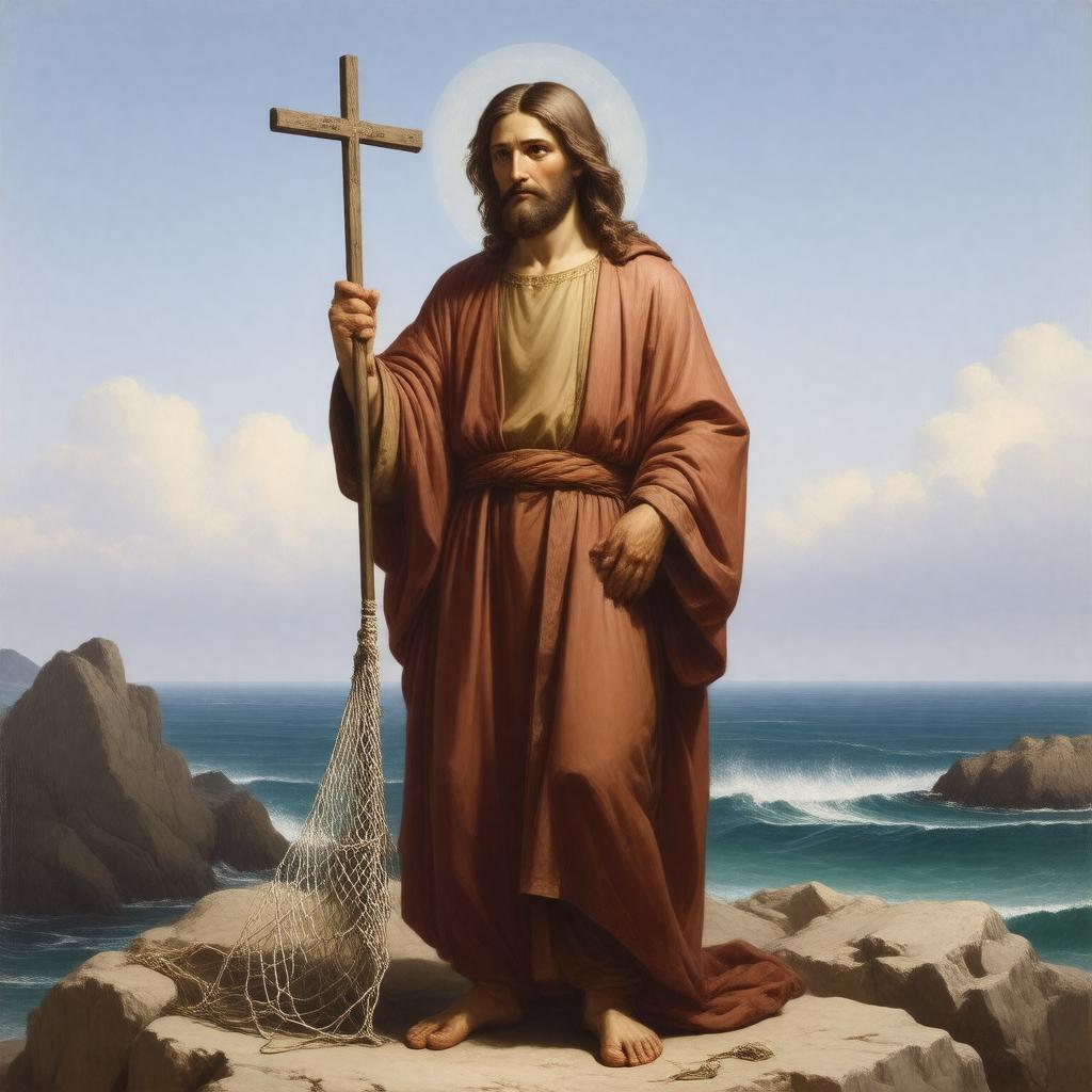 AI-created image of Saint Andrew