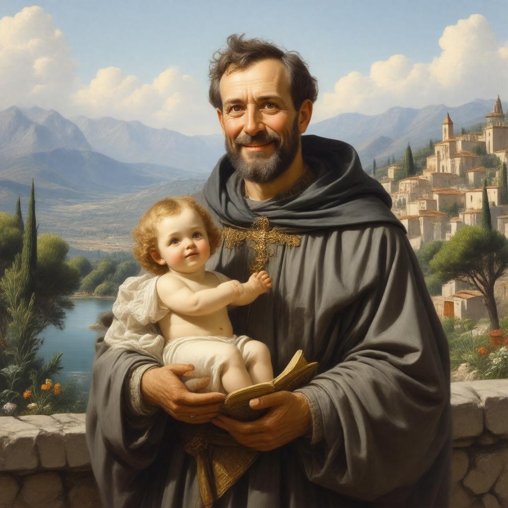 AI-created image of Saint Anthony of Lisbon