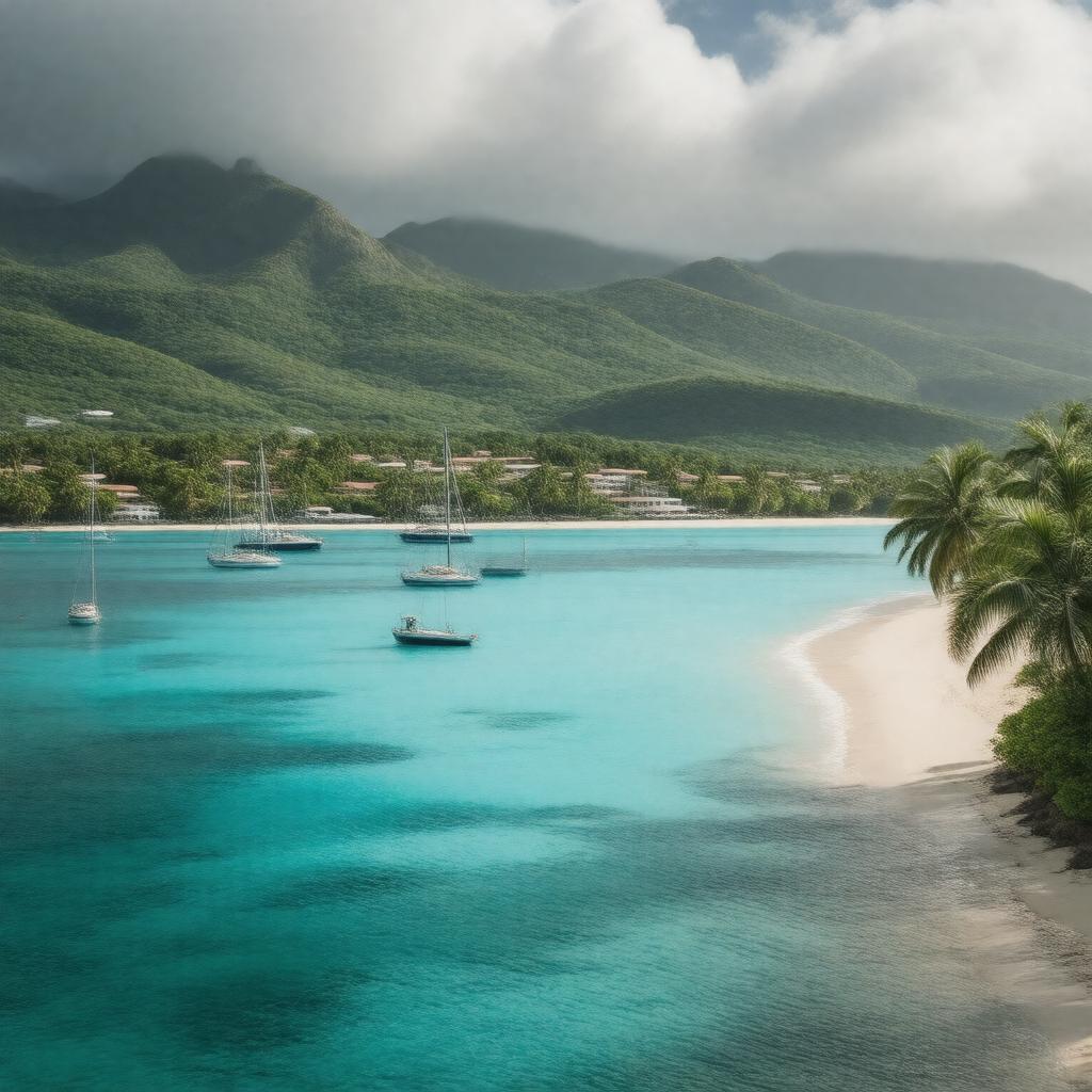 AI-created image of Saint Barthelemy