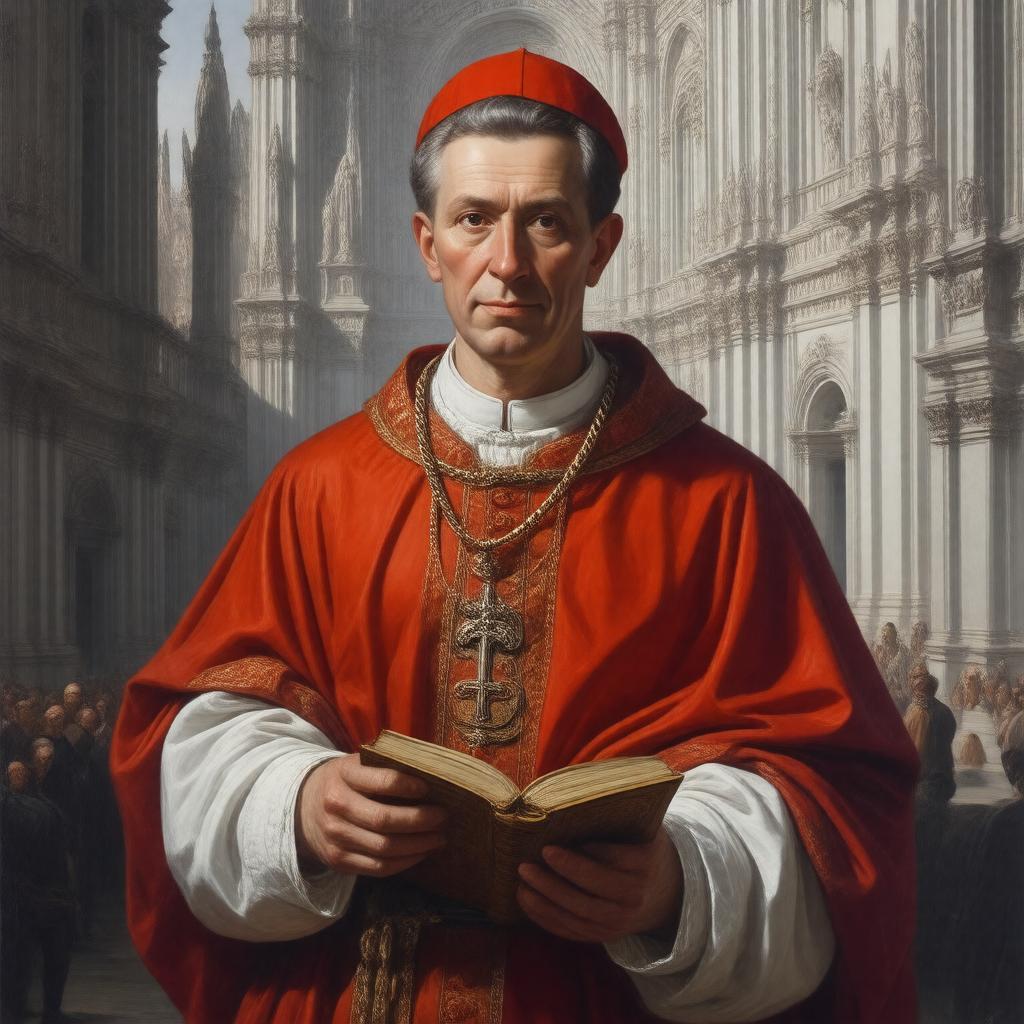 AI-created image of Saint Charles Borromeo