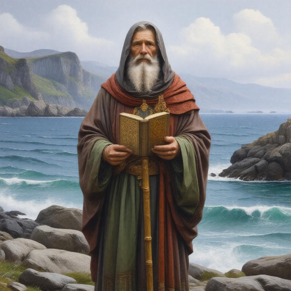 AI-created image of Saint Columba