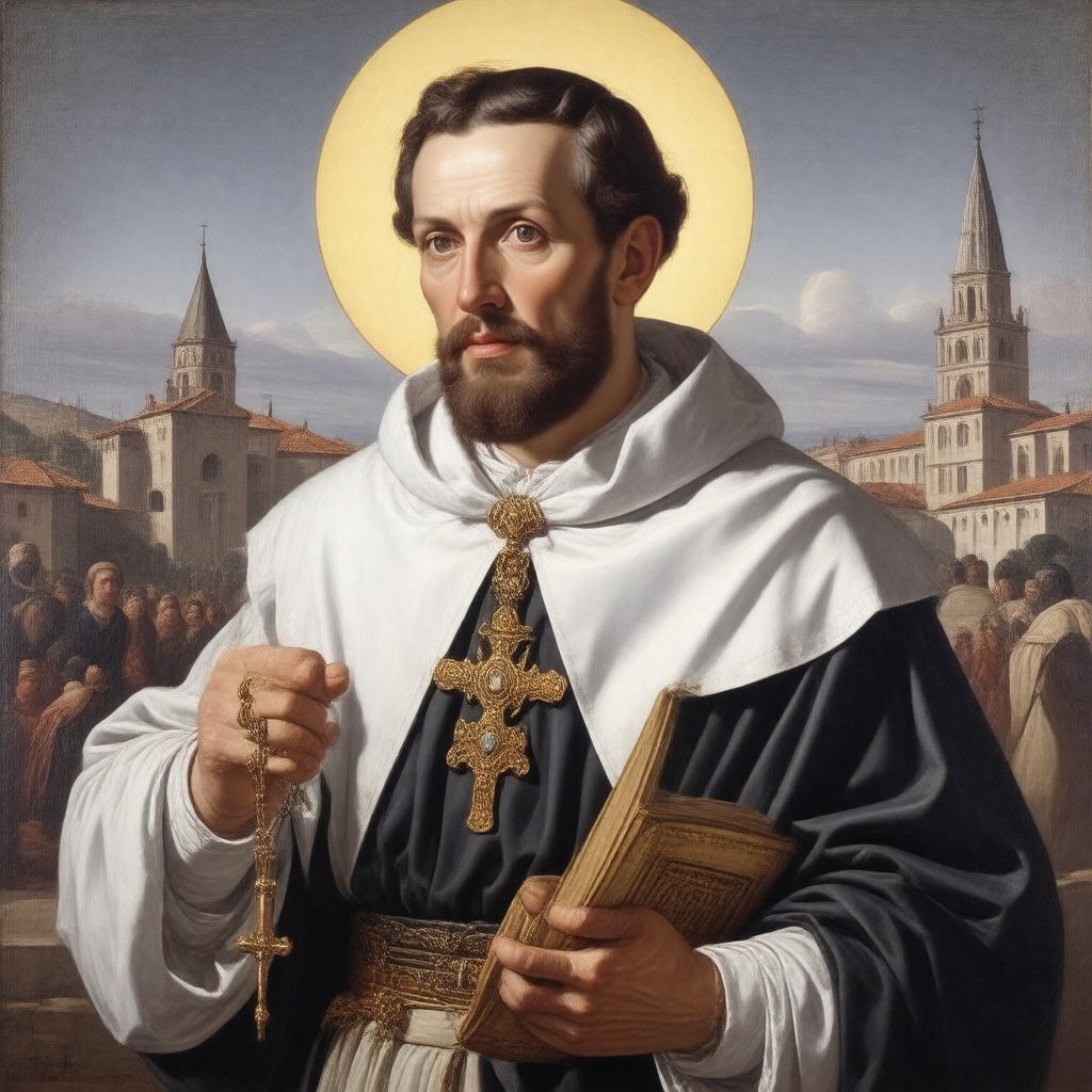 AI-created image of Saint Dominic