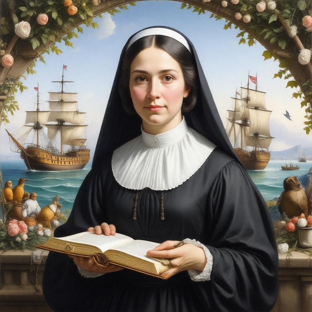 AI-created image of Saint Elizabeth Ann Seton