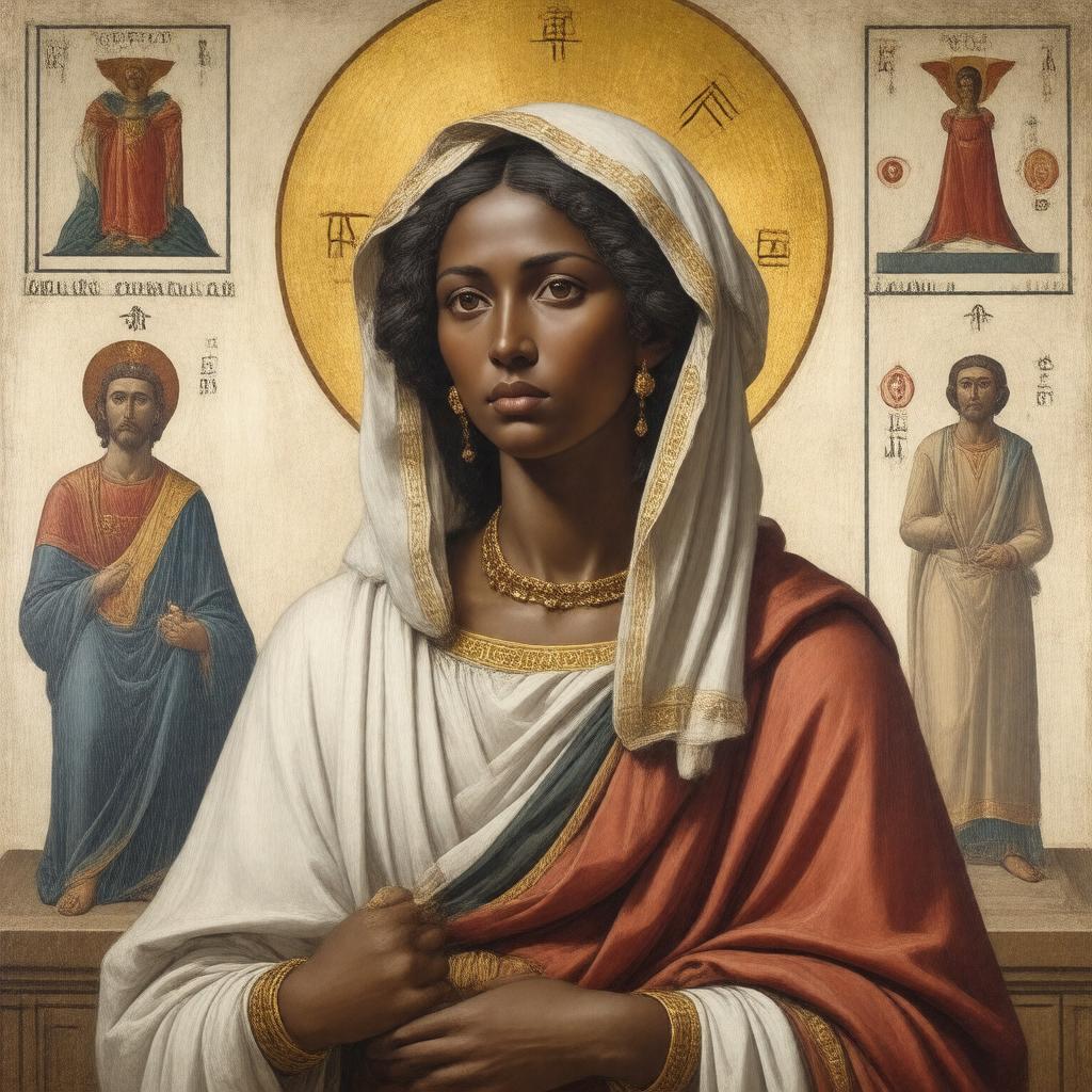 Click to view larger image AI-created image of Saint Felicity