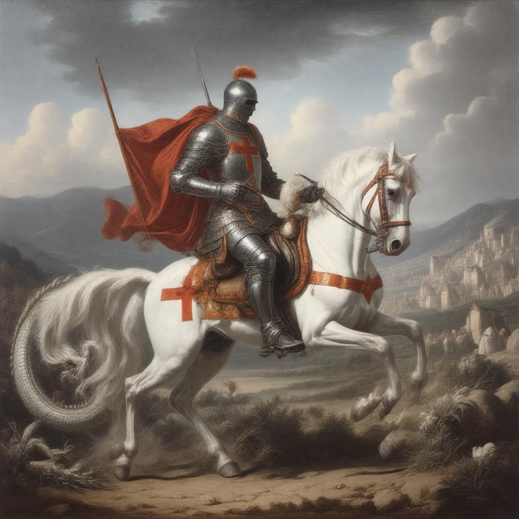 AI-created image of Saint George