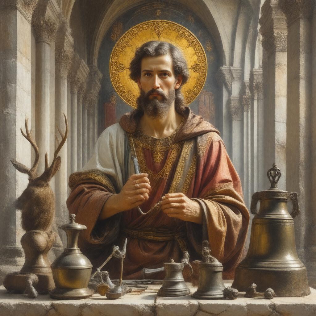 AI-created image of Saint Giles