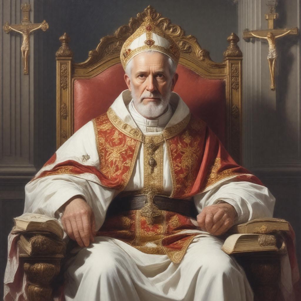 AI-created image of Saint Gregory the Great