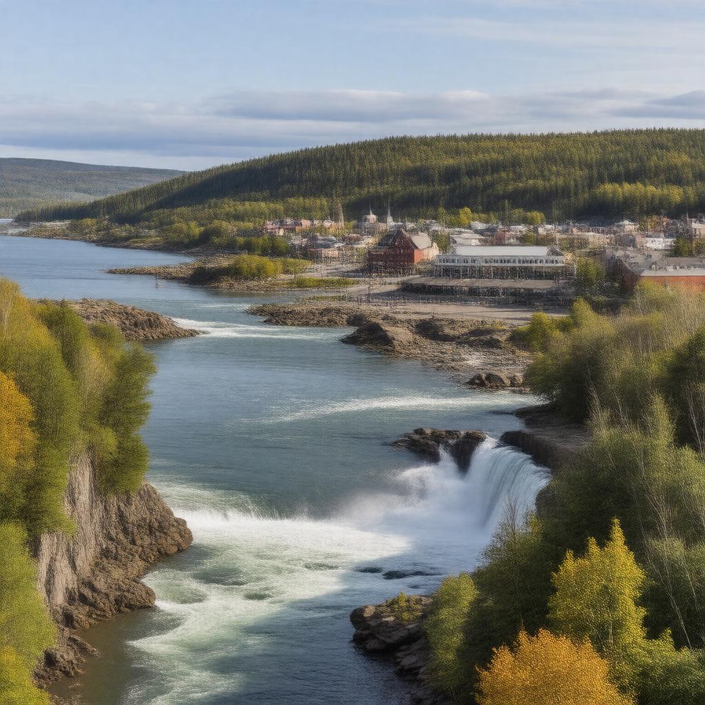 AI-created image of Saint John, New Brunswick