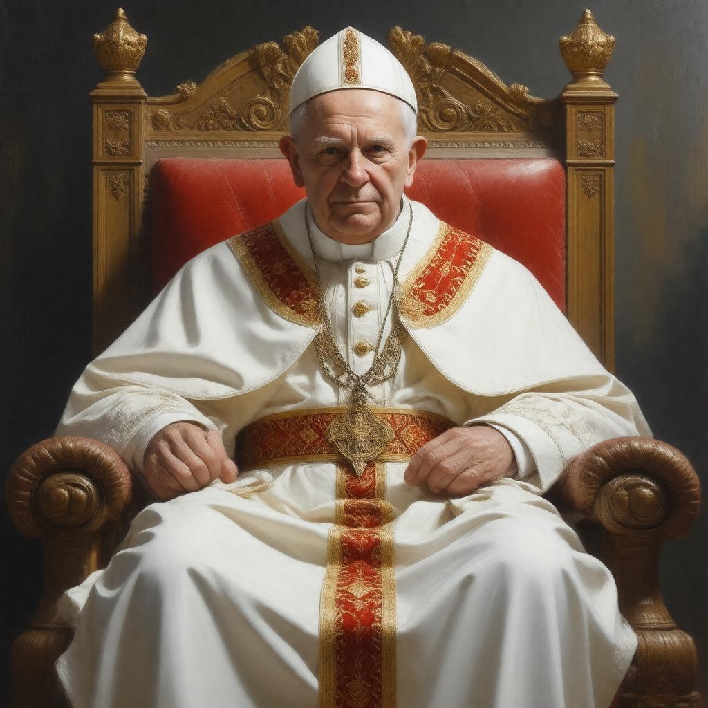 AI-created image of Saint John Paul II