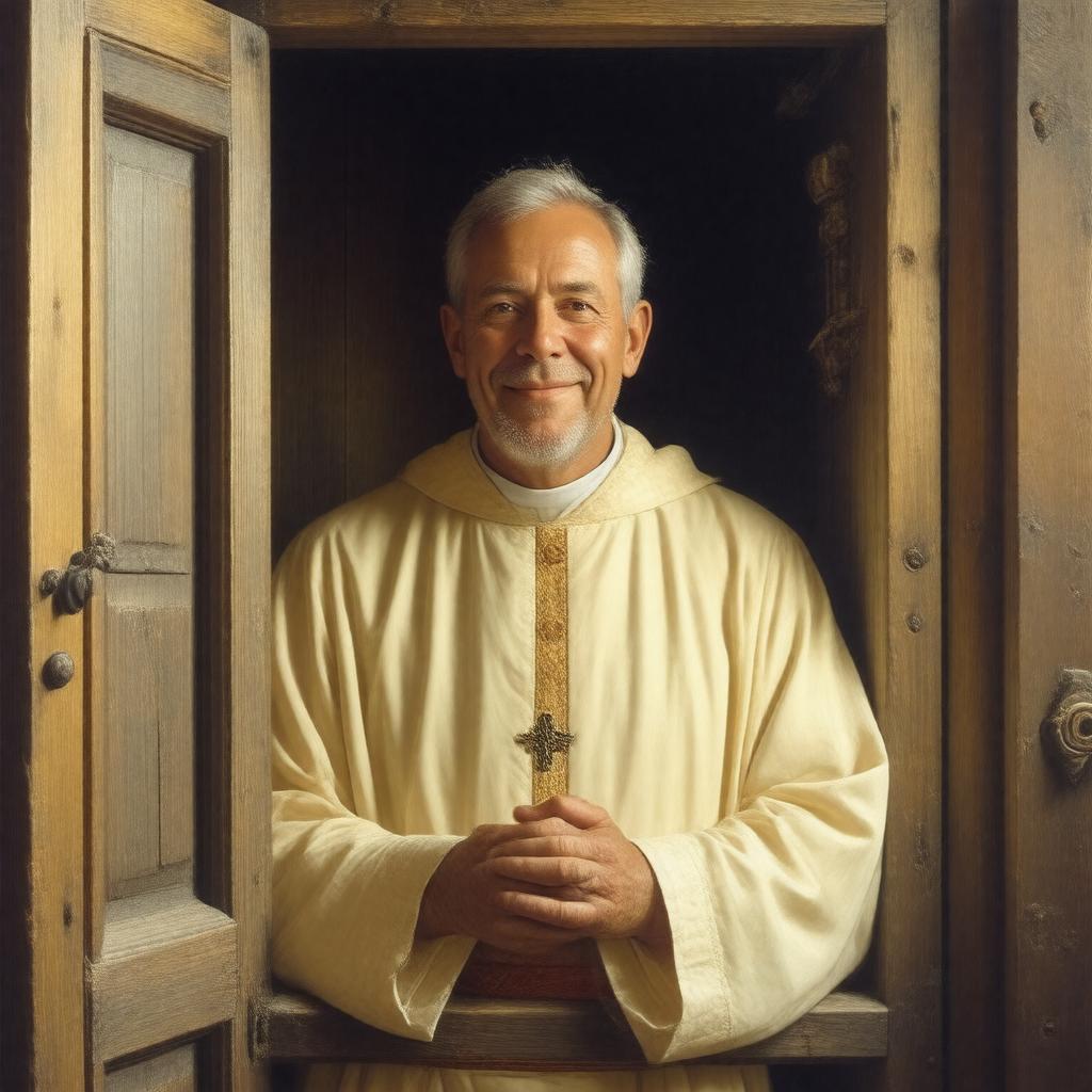 AI-created image of Saint John Vianney