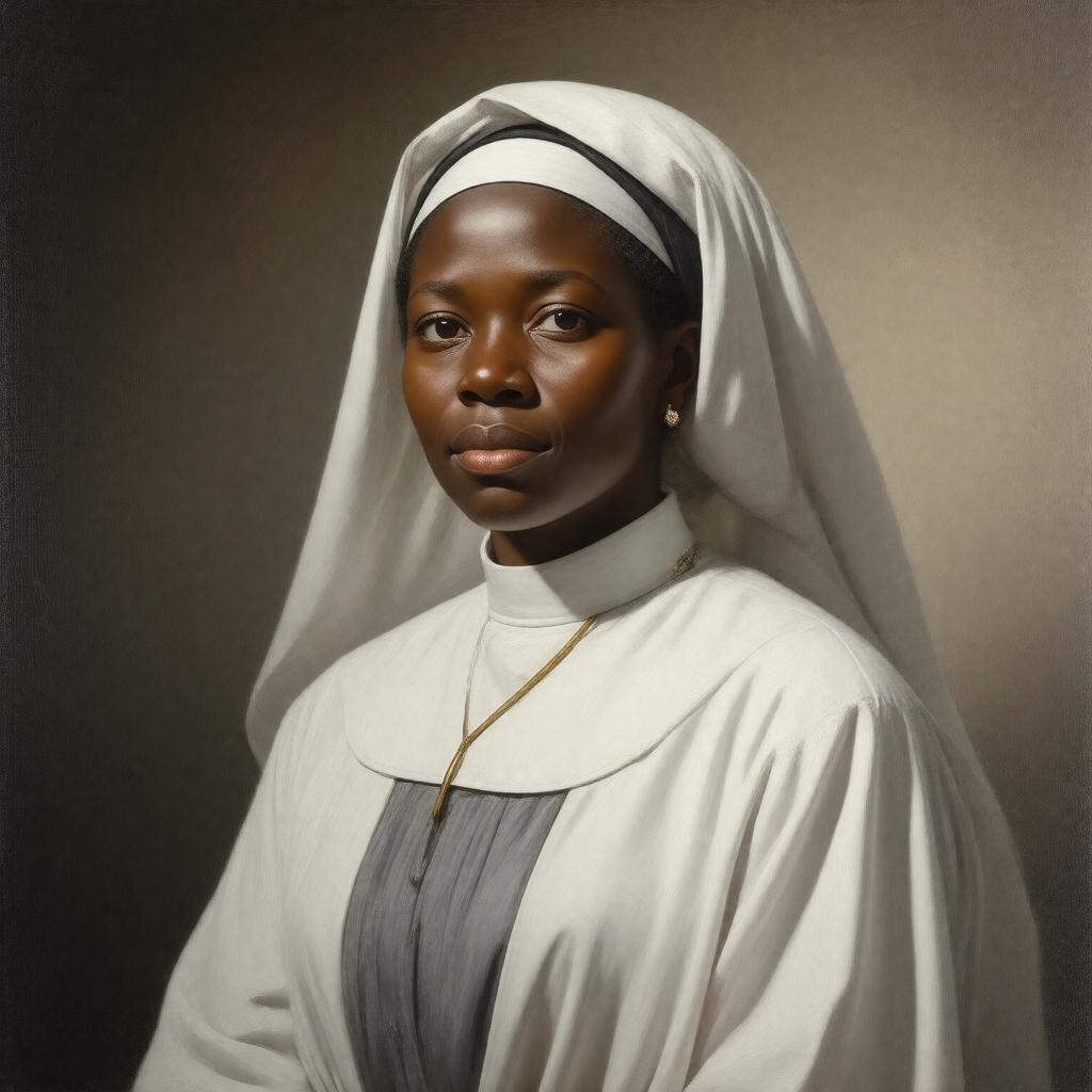 AI-created image of Saint Josephine Bakhita