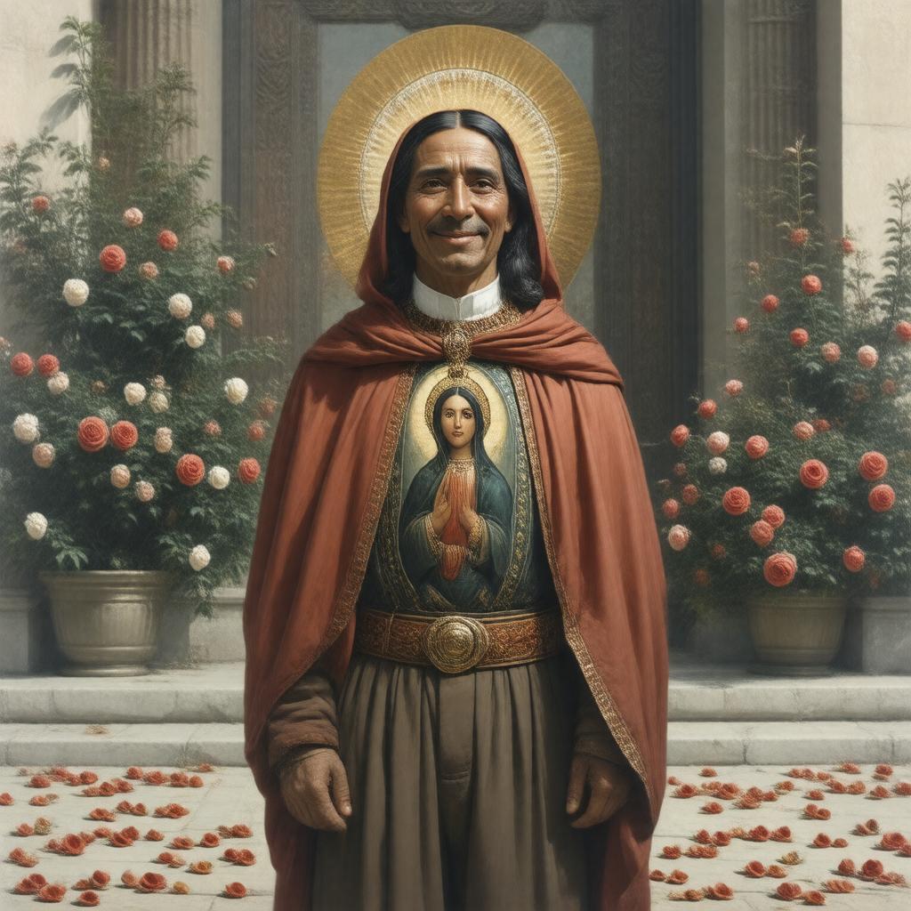AI-created image of Saint Juan Diego