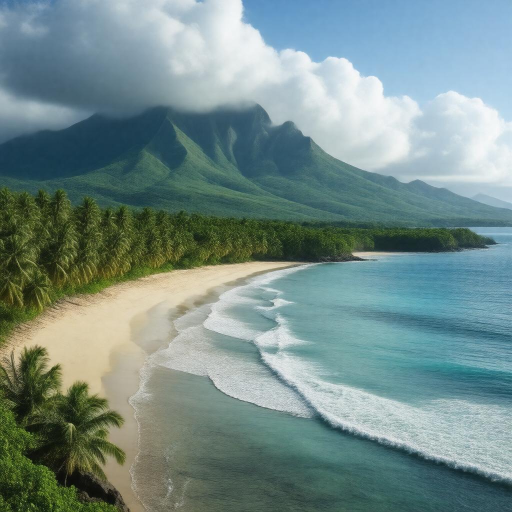 AI-created image of Saint Kitts