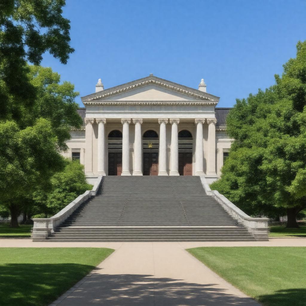 AI-created image of Saint Louis Art Museum