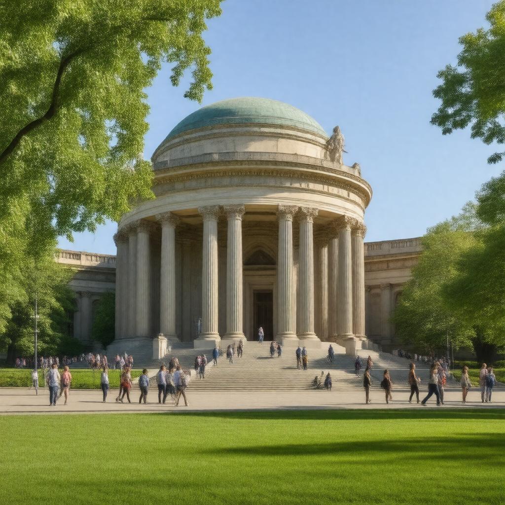 AI-created image of Saint Louis Art Museum (Palace of Fine Arts)