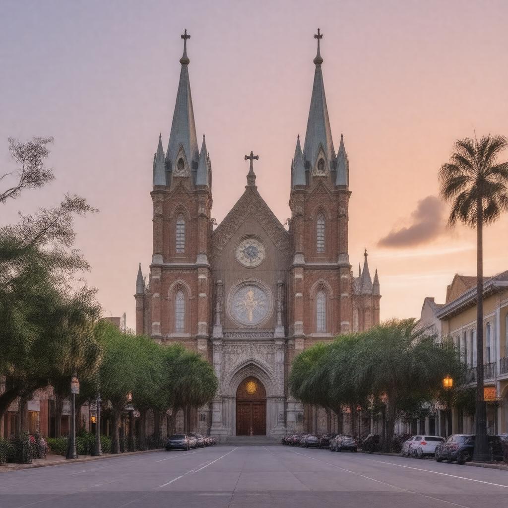 AI-created image of Saint Louis Cathedral, New Orleans