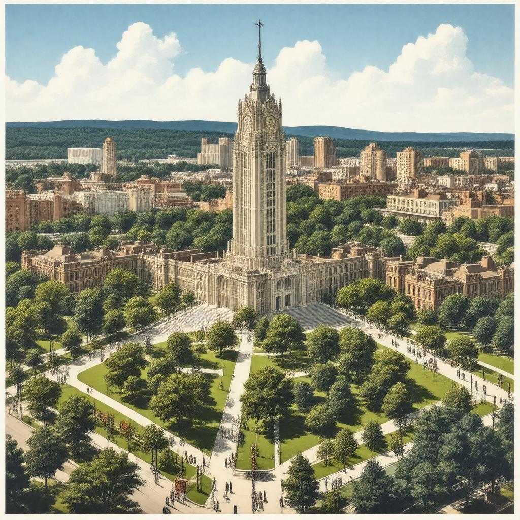 AI-created image of Saint Louis University