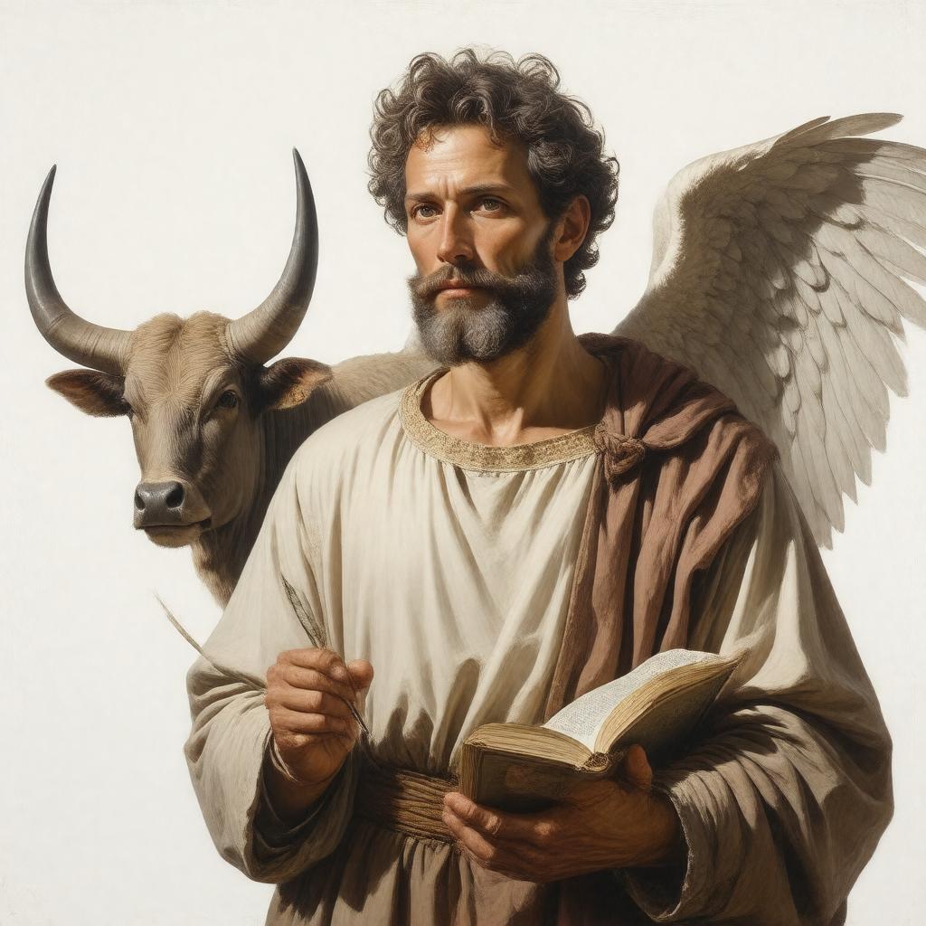 AI-created image of Saint Luke