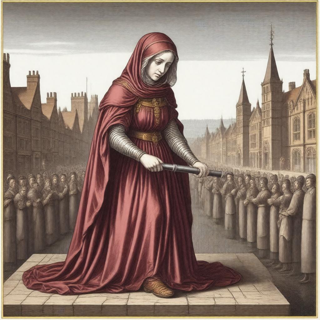 AI-created image of Saint Margaret Clitherow