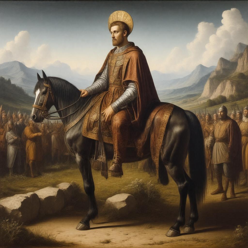 AI-created image of Saint Martin of Tours